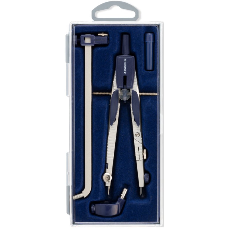 STAEDTLER compas à réglage rapide 553 01, commande par bouton-poussoir, diamètre 360 mm, 170 mm